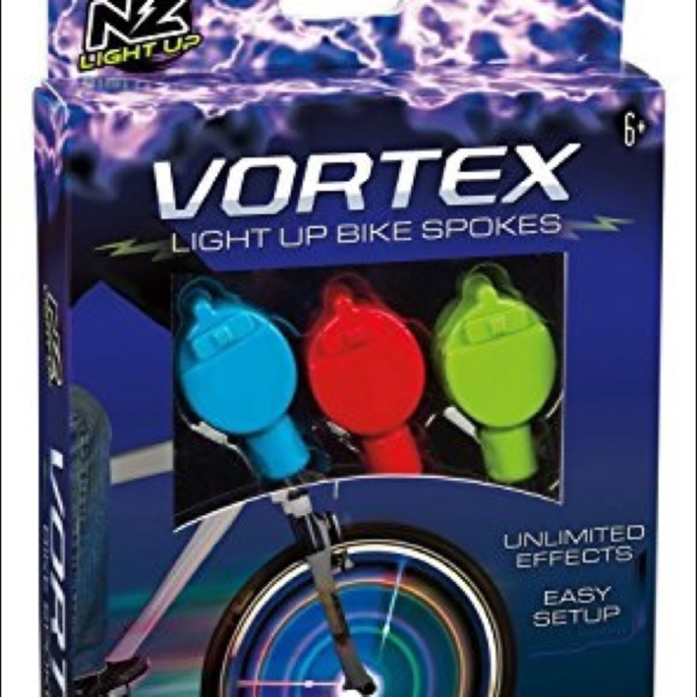 VORTEX LIGHT UP SPOKES BIKE SPOKES LIGHT UP BIKE KIDS BIKE BIKE ACCESSORIES